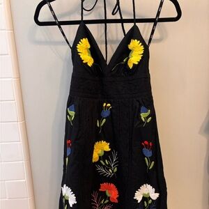 100% Cotton Dress with Hand Embroidery